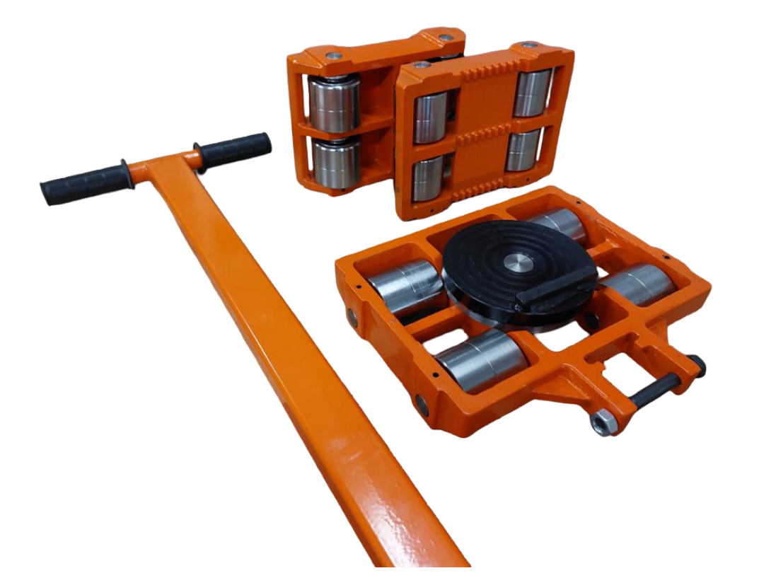 12 Ton Metal Teker Makina Taşıma Arabası