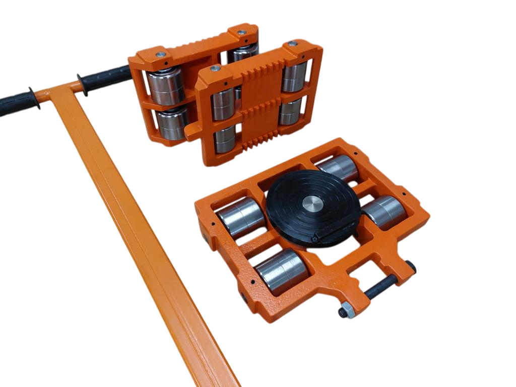 6 Ton Metal Teker Makina Taşıma Arabası