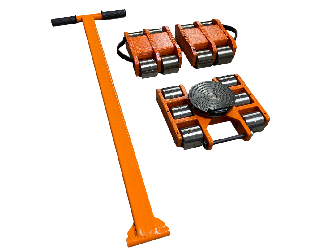 18 Ton Metal Teker Makina Taşıma Arabası