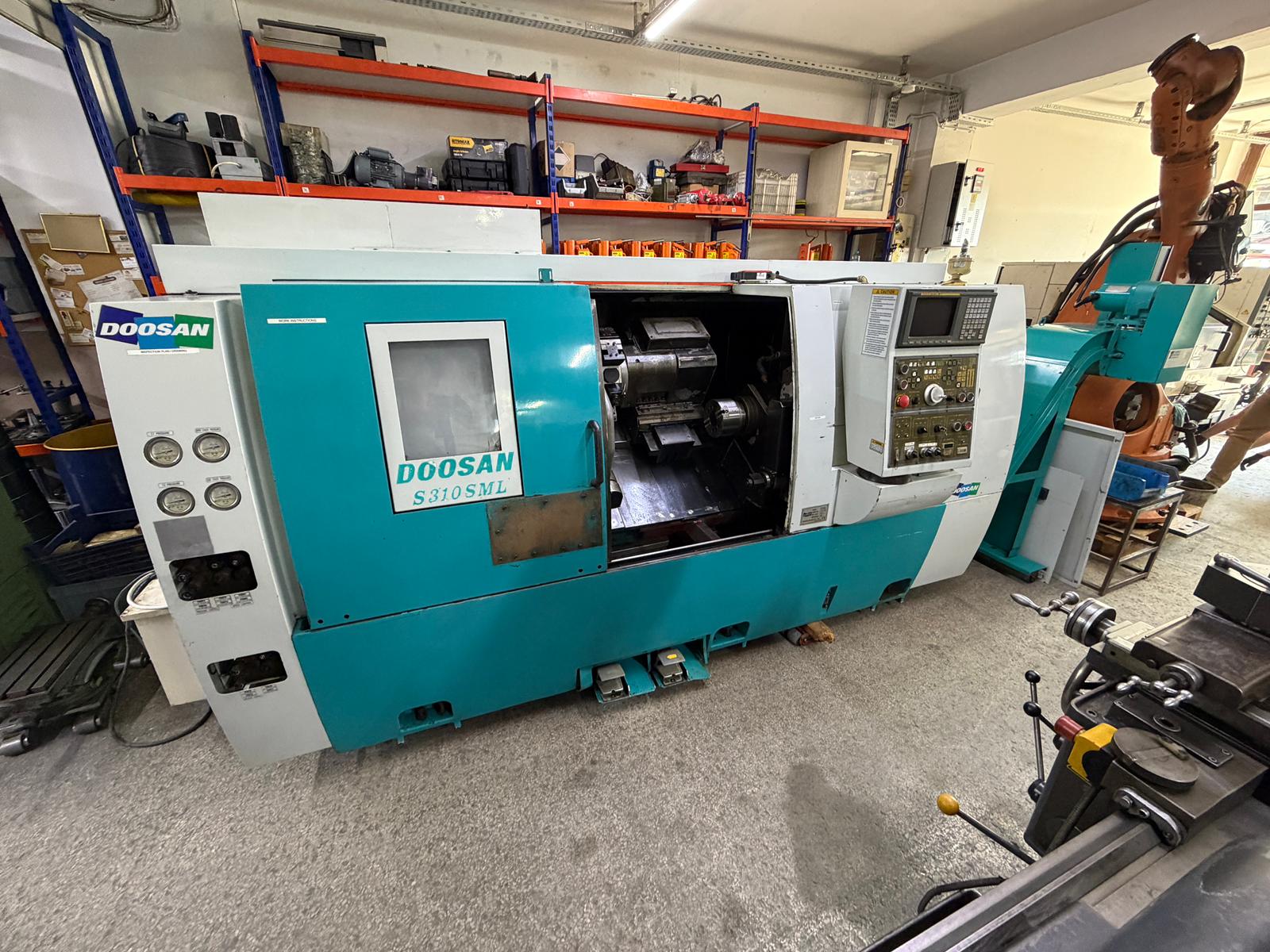 DOOSAN S-310-SML 10 İNÇ C EKSENLİ CNC TORNA TEZGAHI 