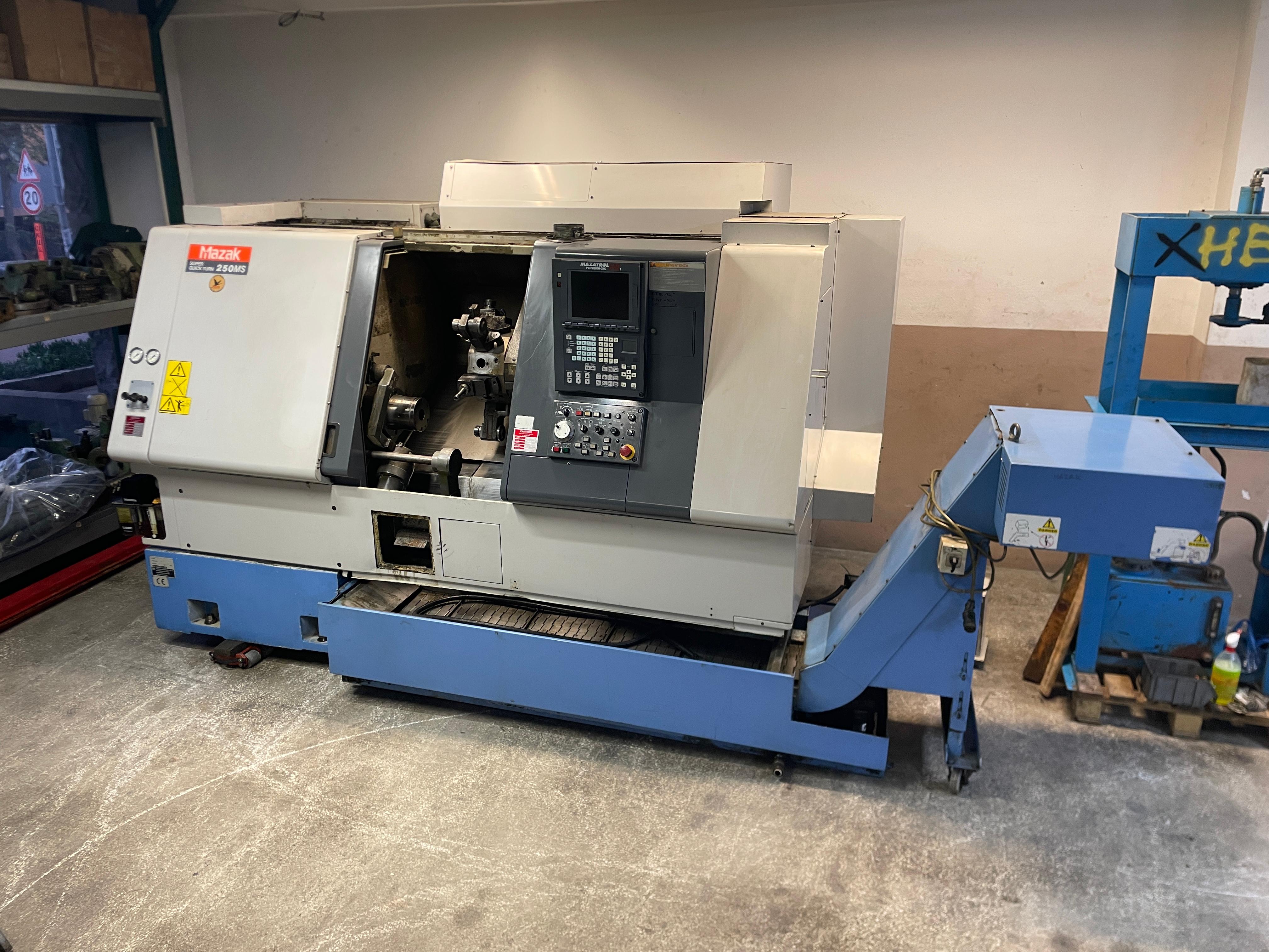 MAZAK SQT-250 MS 10 İNÇ CNC TORNA TEZGAHI