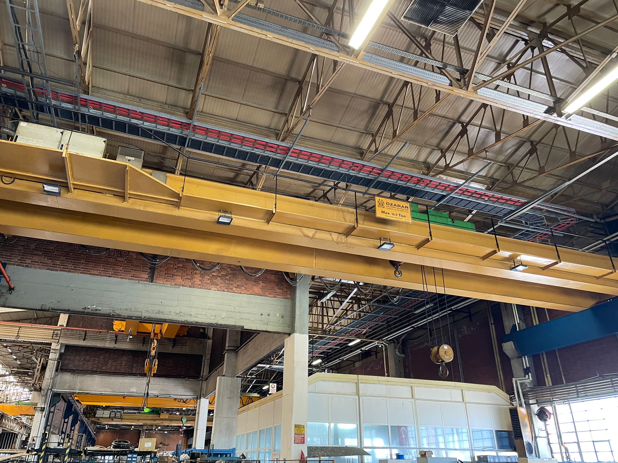 OZARAR 16 TON CEILING CRANE KB5208