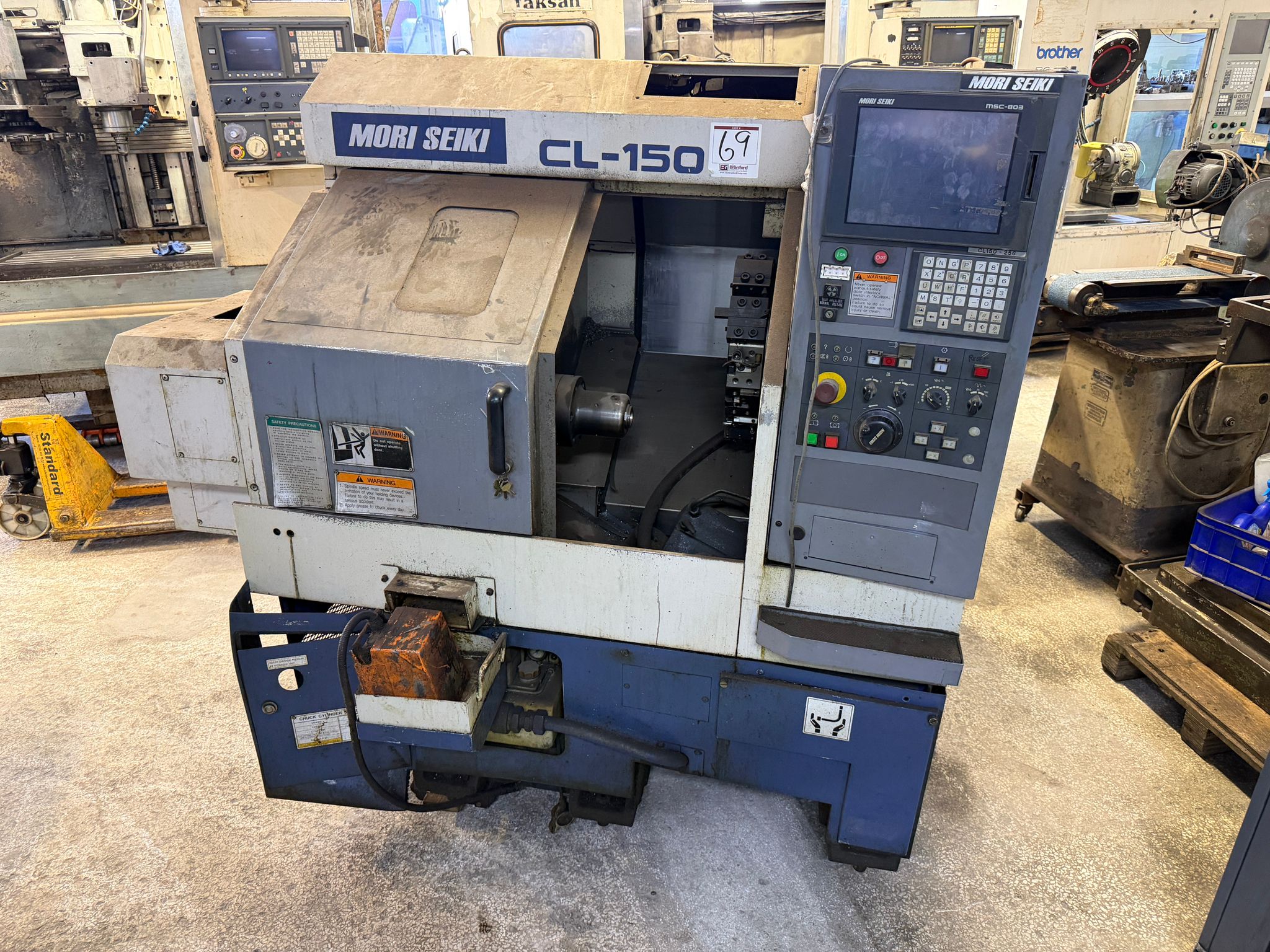 MORİ SEİKİ CL-150 6 İNÇ CNC TORNA TEZGAHI 