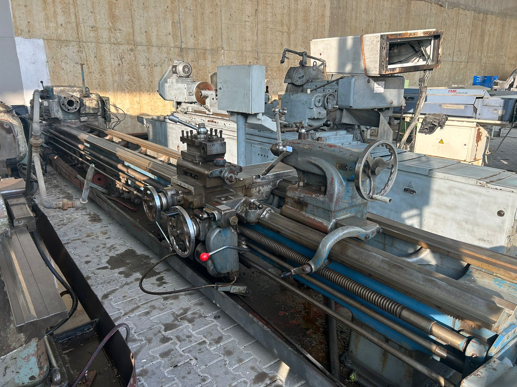 İNGİLİZ YAPIMI 6 METRE TORNA TEZGAHI 