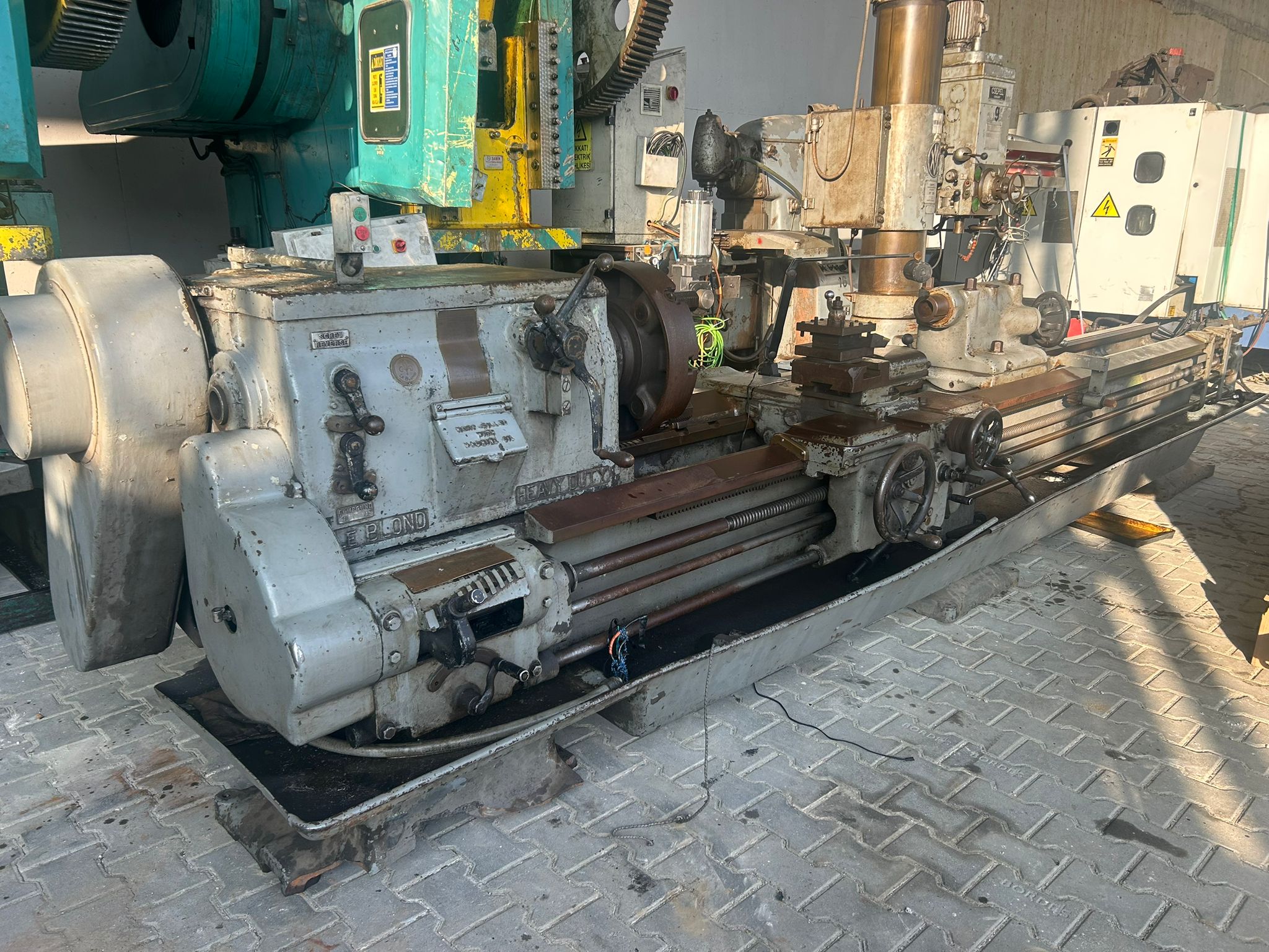 LEBLOND İNGİLTERE 3.5 METRE TORNA TEZGAHI 