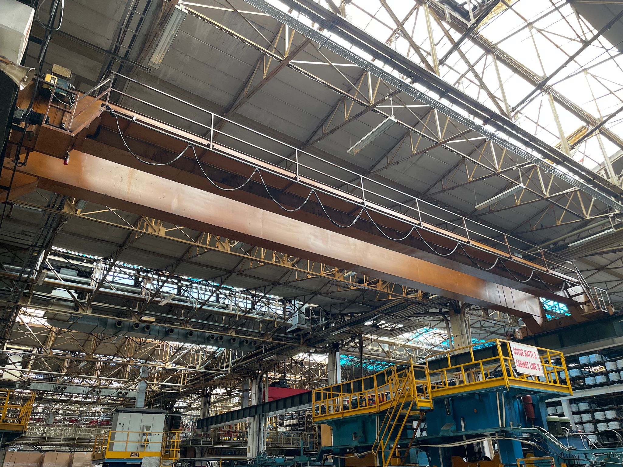 DEMAG BRAND 8 TON CEILING CRANE KB5214